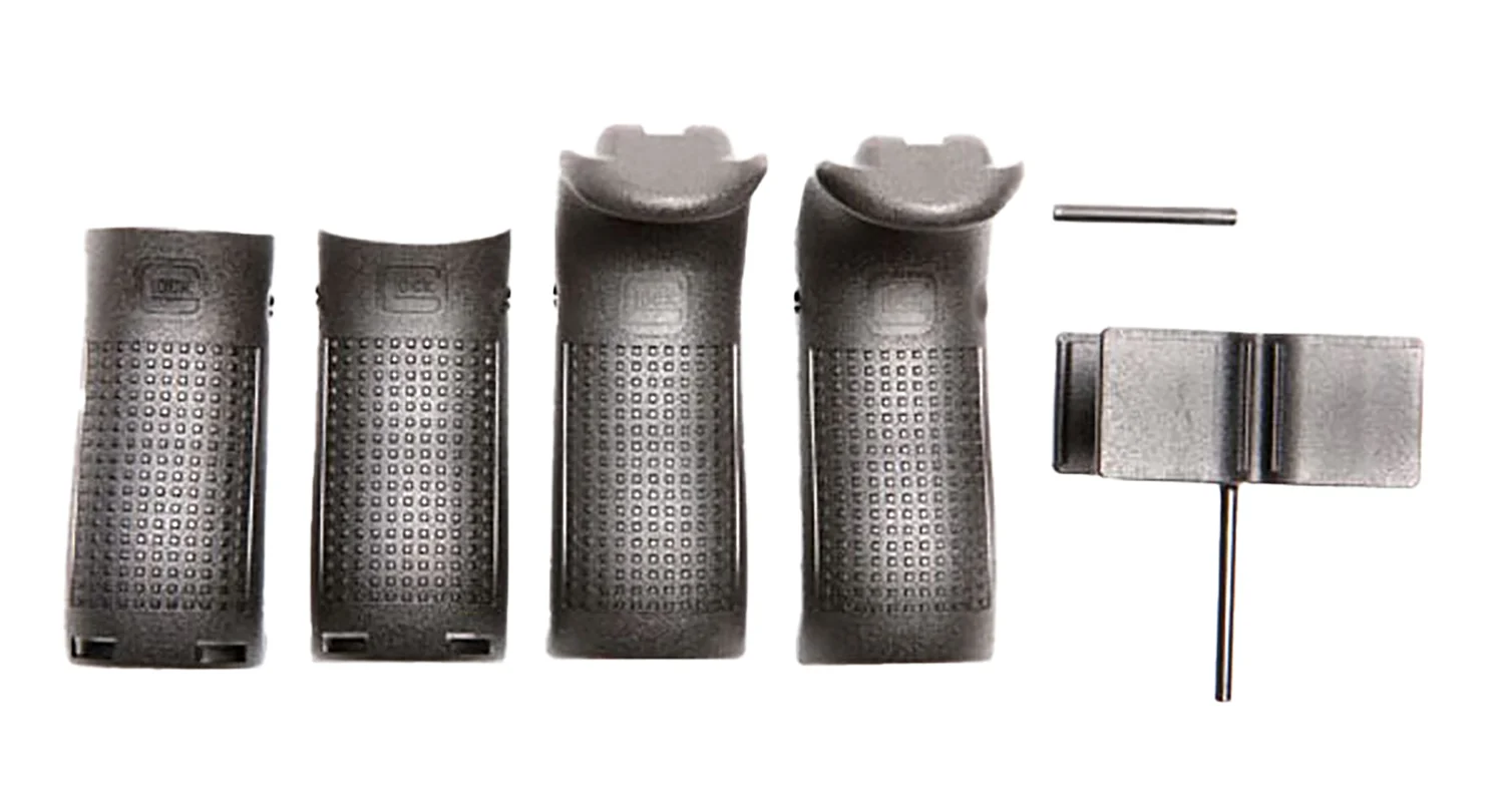 Glock 30821 Backstrap/Beavertail Set Black Polymer
